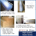 Belyn clear plastic shower door seal strip and glass screen